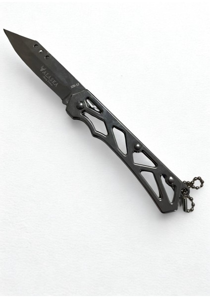 Alaska Gümüş Katlanır Mini Cep Çakısı