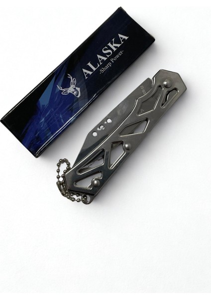 Alaska Gümüş Katlanır Mini Cep Çakısı modelleri