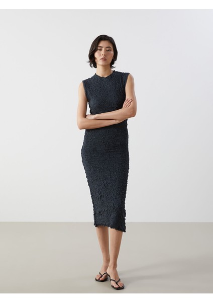 Yeni Sezon Bisiklet Yaka Kadın Triko Elbise fiyatları