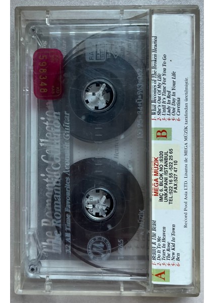 The Romantic Collection 12 All Time Favourites Acoustic Guitar Kaset (Orijinal Dönem Baskı Kaset) fiyatları