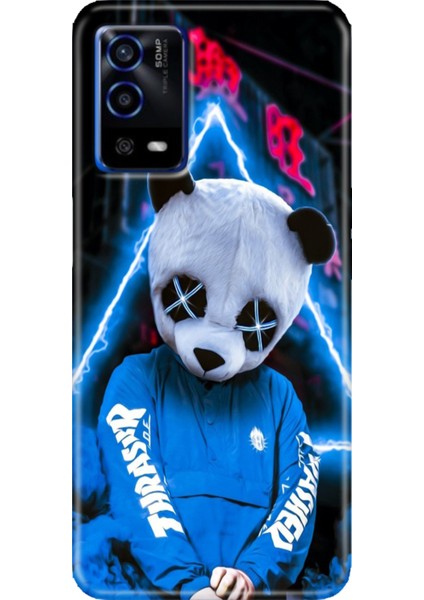 Oppo A55 4g Kılıf Silikon Tasarım Stok Cool Panda