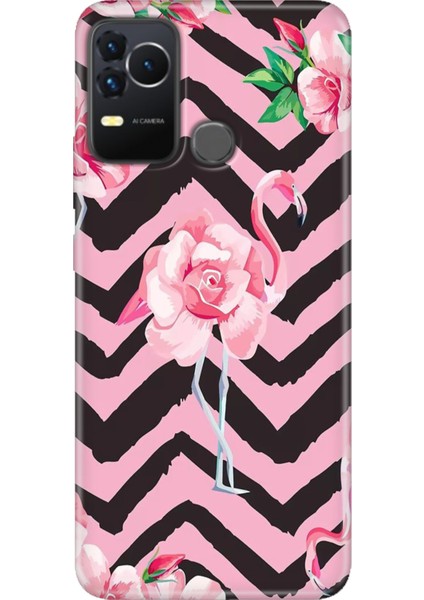 Omix X400 Kılıf Renkli Esnek Silikon Flamingo