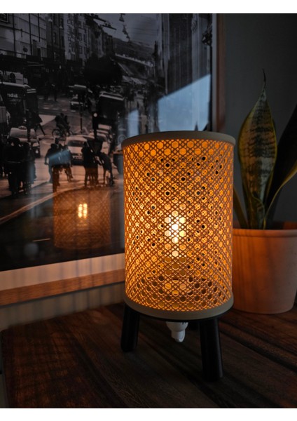 Modern Rattan Stili Abajur – Ortam Işığı Masa Lambası fırsatları