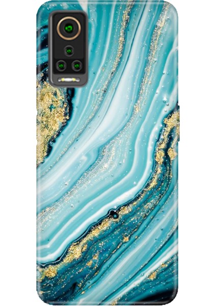 General Mobile Gm 22 Pro Kılıf Hd Desenli Esnek Silikon Simli Taş