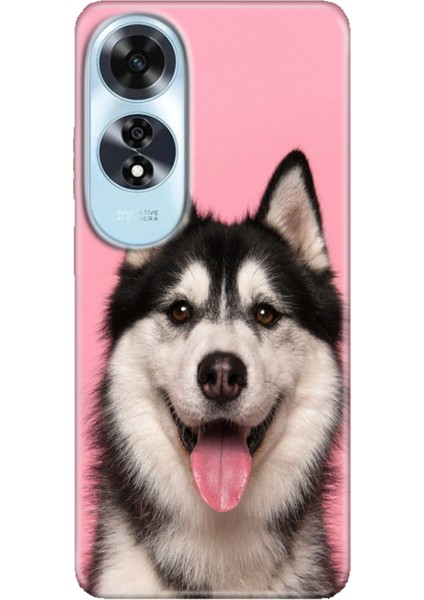 Oppo A60 Kılıf (CPH2631) Uyumlu Silikon Desenli Kalıplı Ermer Hasky