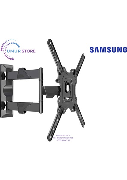 Ue 55U8000 55INC 138 cm Uyumlu LCD LED Tv Hareketli Duvar Askı Aparatı