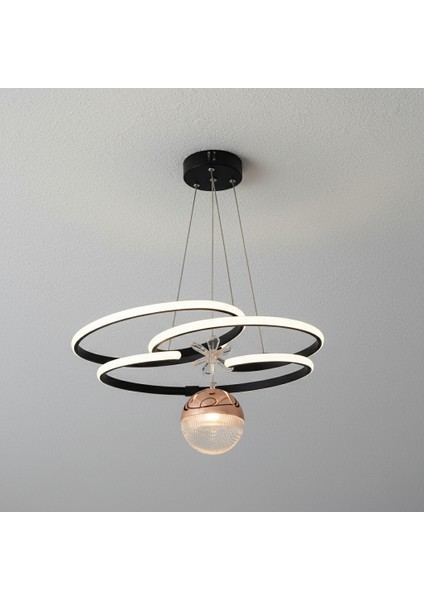 DG1143 Led-Rgb Avize – Beyaz/siyah (Yerli Üretim)