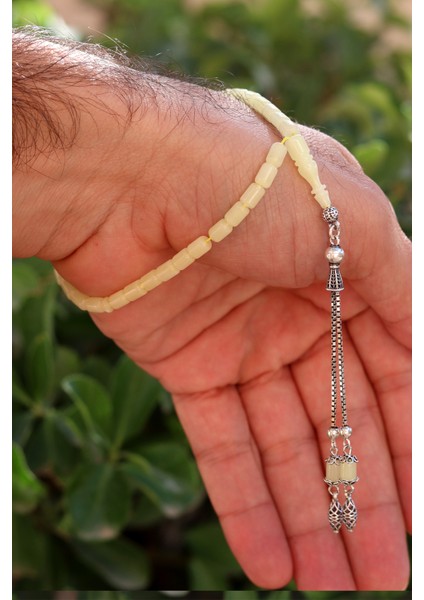 Gümüş Püsküllü Minik Boy Kapsül Kesim Ukrayna Damla Kehribar Tesbih 201024758 modelleri