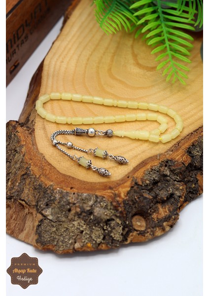 Gümüş Püsküllü Minik Boy Kapsül Kesim Ukrayna Damla Kehribar Tesbih 201024758 indirimleri