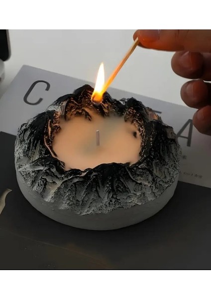 Dağ Temalı Mumluk Silikon Kalıp Küllük Silikon Kalıp Mumluk Kalıbı fiyatları