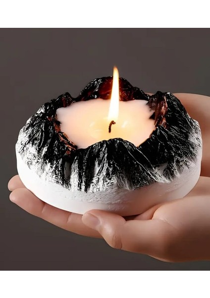 Dağ Temalı Mumluk Silikon Kalıp Küllük Silikon Kalıp Mumluk Kalıbı modelleri