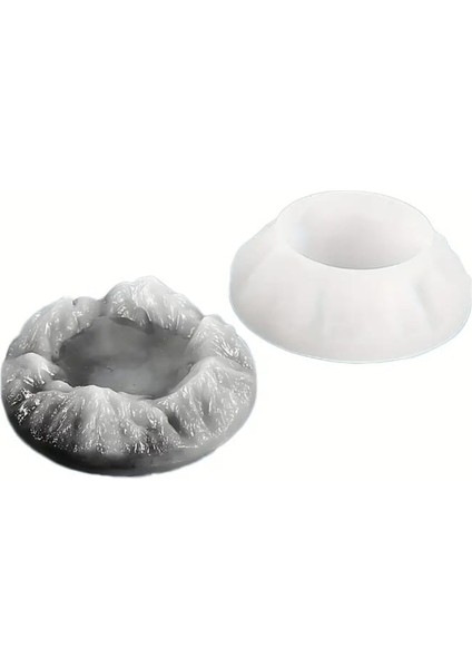 Dağ Temalı Mumluk Silikon Kalıp Küllük Silikon Kalıp Mumluk Kalıbı indirimleri