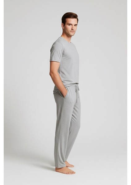 Erkek Uzun Cepli Esnek Likralı Viskoz Pijama Altı MAN02 fırsatları