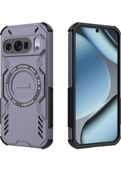 Google Pixel 10/10 Pro Magsafe Kılıf, Manyetik Düşmeye Dayanıklı Telefon Kılıfı Kapağı Google Pixel 10/10 Pro (Yurt Dışından)