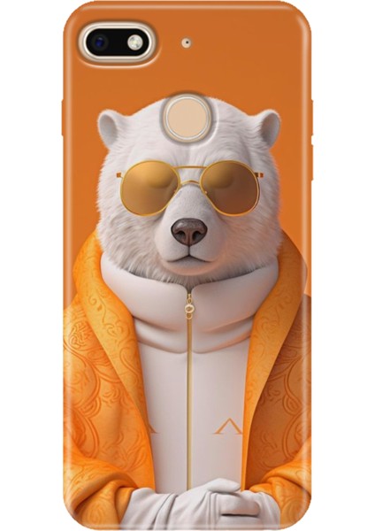 General Mobile Gm 8 Go Kılıf Desenli Silikon Renkli Tpu Uv Stil Bear