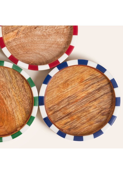 Nohar Mango Ağacı - Reçine Bardak Altlığı 11X11 cm Renkli fırsatları