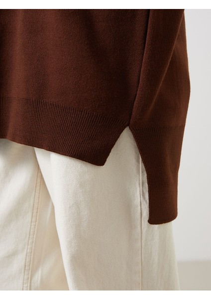 Yeni Sezon Ayı Teddy Nakışlı Oversize Kadın Triko Tunik modelleri