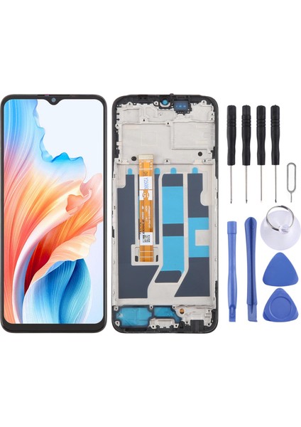 Oppo A2X 5g PJU110 PJS110 Için Çerçeveli LCD Ekran (Yurt Dışından)