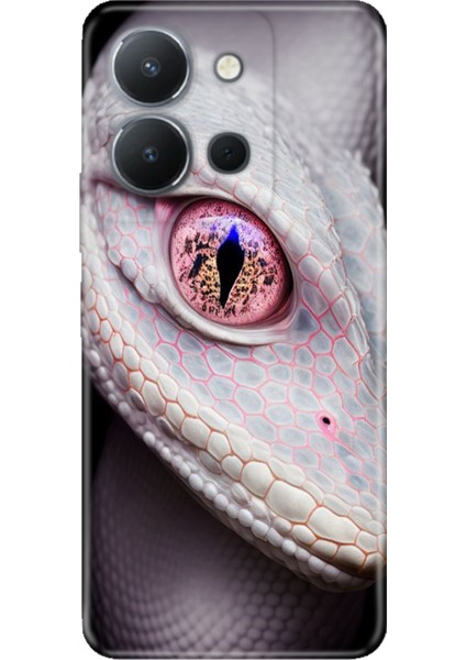 Vivo Y36 4g Kılıf Desenli Kapak Renkli Tpu Uv Dişi Kobra