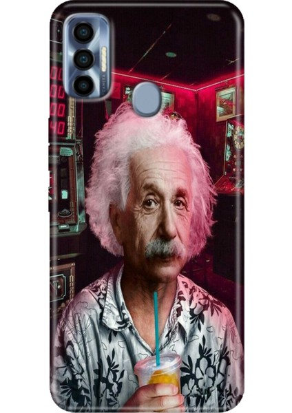 Tecno Spark 7 Pro Kılıf Renkli Silikon Albert