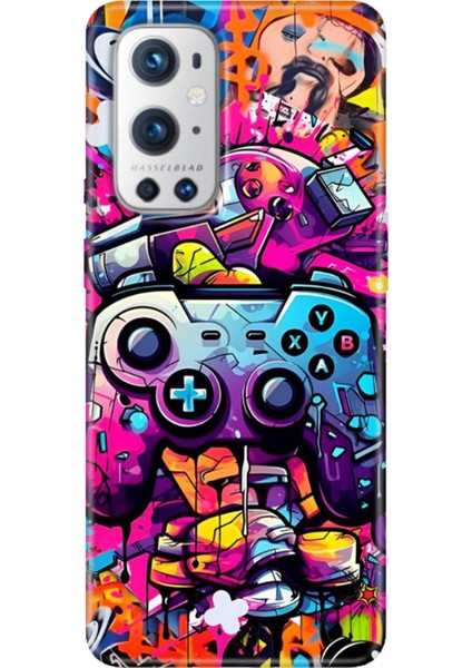 Oneplus 9 Pro Kılıf Desenli Design Silikon Gamer