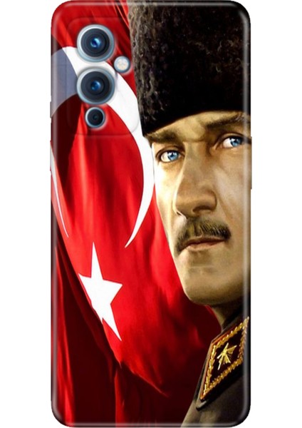 Oneplus 9 Kılıf Desenli Silikon Renkli Tpu Uv Mustafa Kemal