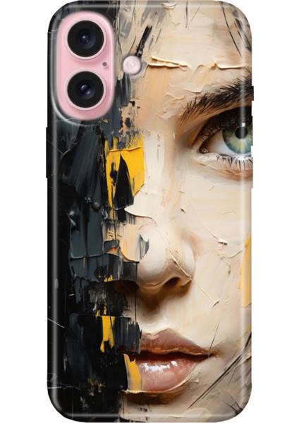 iPhone 16 Plus Kılıf Silikon Desenli Kalıplı Case Beauty