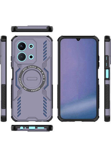 Xiaomi Redmi 15C 5g/4g (171.6*79.5*8MM) Magsafe Kılıf, Manyetik Düşmeye Dayanıklı Telefon Kılıfı Kapağı Xiaomi Redmi 15C 5g/4g (171.6*79.5*8MM) (Yurt Dışından)