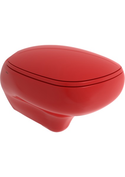Bocchi Fenice Asma Klozet P. Kırmızı 1166-019-0128 Kapak Dahil