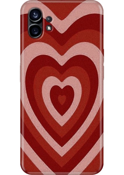 Nothing Phone 2 Kılıf Desenli Tpu Kapak Silikon Mat Kalp