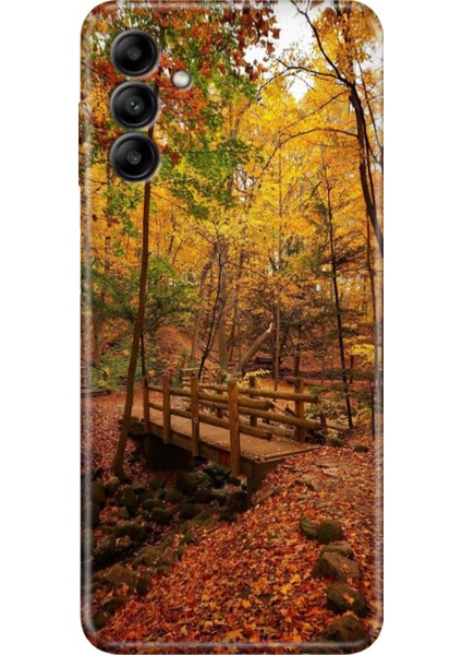 Samsung Galaxy A13 5g Kılıf Renkli Esnek Silikon Kasımda Aşk