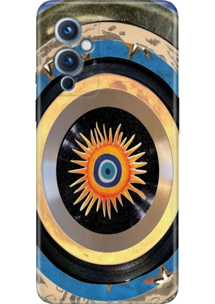 Oneplus 9 Kılıf Desenli Silikon Renkli Tpu Uv Nazar