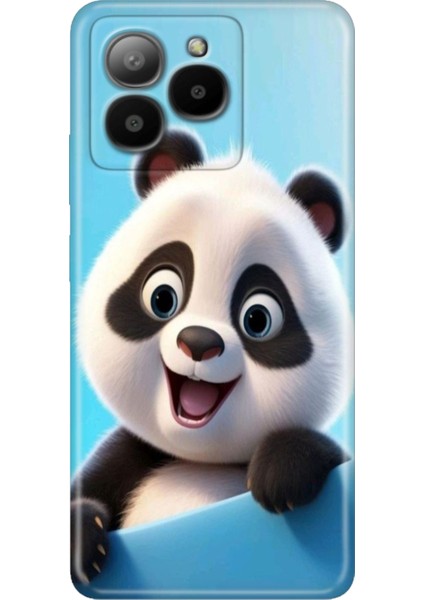 Omix X7 Kılıf Silikon Tasarım Stok Panda