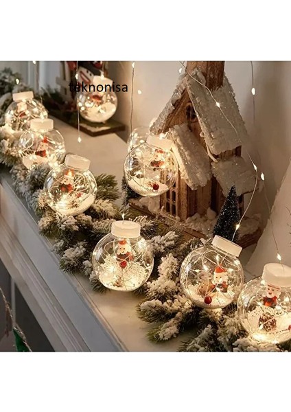 Dekoratif Kartopu Yılbaşı Saçak LED Işık Perde LED Aydınlatma Yılbaşı Süs