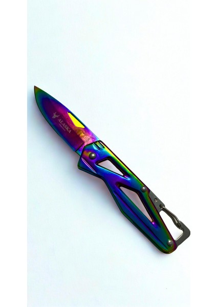 Alaska Gökkuşağı Katlanır Mini Cep Çakısı