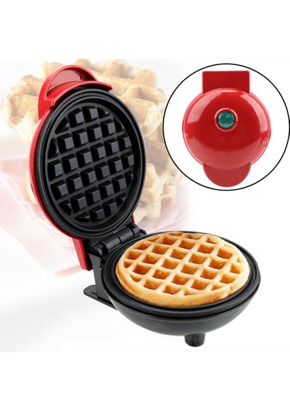 Yeni Mini Kahvaltı Makinesi Aşk Şekli Waffle Makinesi Yuvarlak Waffle Makinesi Yuvarlak Pasta Makinesi (Yurt Dışından) modelleri