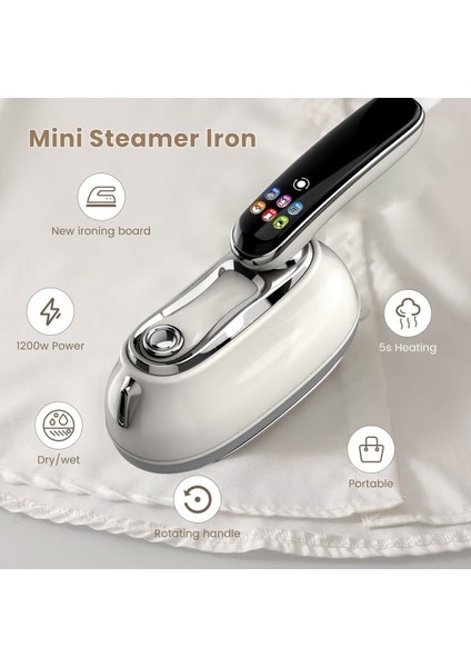 Yeni El Giyim Ütü Makinesi LCD Ekran Akıllı Altı Ayarlı Taşınabilir Ütü Makinesi Elektrikli Ütü Ütü Makinesi (Yurt Dışından) fırsatları