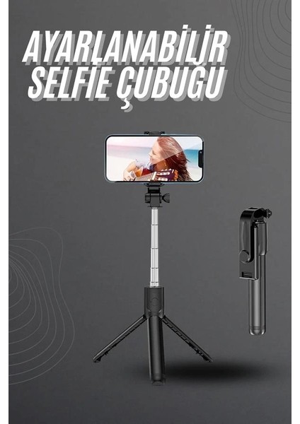 Selfie Çubuğu Tripod Bluetooth Kumandalı Selfie Çubuğu Telefon Tutucu fiyatları