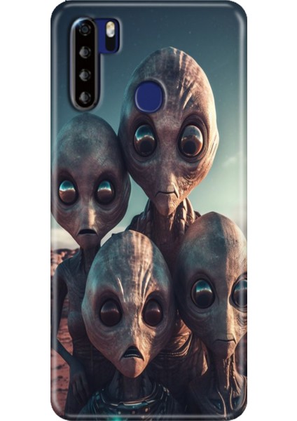 Reeder P13 Blue Max Kılıf Desenli Kapak Baskı Uv Ufo