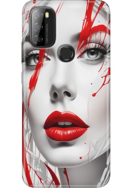 Reeder P13 Blue Max 2021 Kılıf Rubber Baskı Silikon Cover Lady