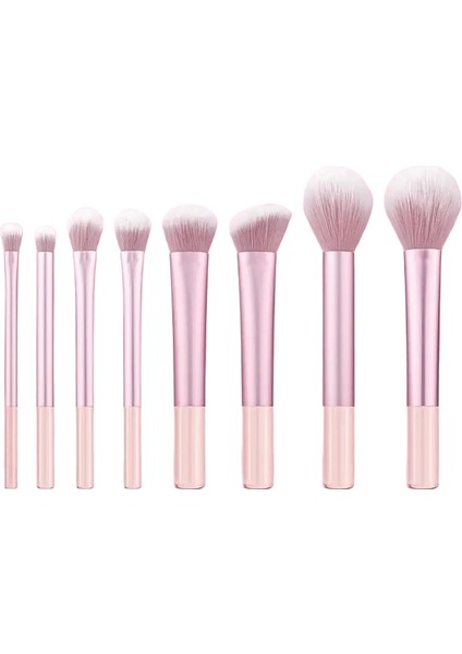 Yeni 8 Uzun Tüp Makyaj Fırçası Seti Çok Renkli Süper Yumuşak Gevşek Puder Fırçası Allık Fırçası Göz Farı Fırçası Yeni Başlayanlar (Yurt Dışından)