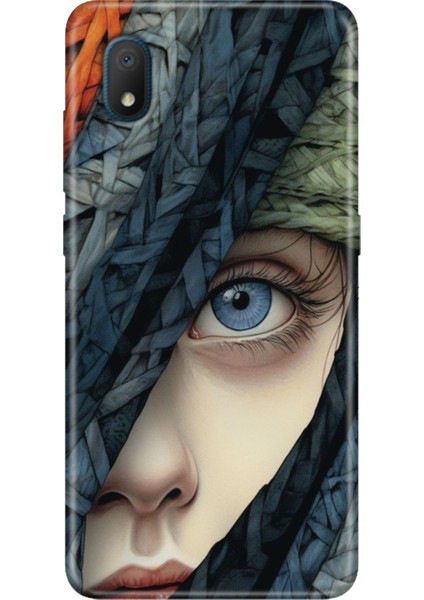 Tcl L7 Kılıf Desenli Silikon Renkli Phone Case Siluet