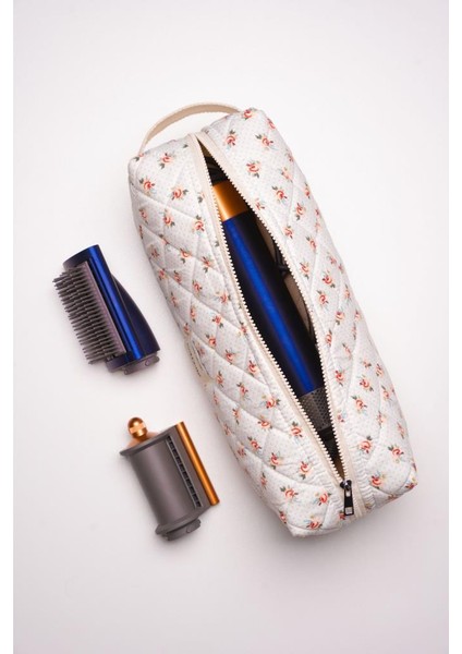 Çiçek Dy-Son Airwrap ve Tüm Saç Şekillendiriciler Için Xl Boy Çanta Seyahat Çantası Çiçek-Kare modelleri