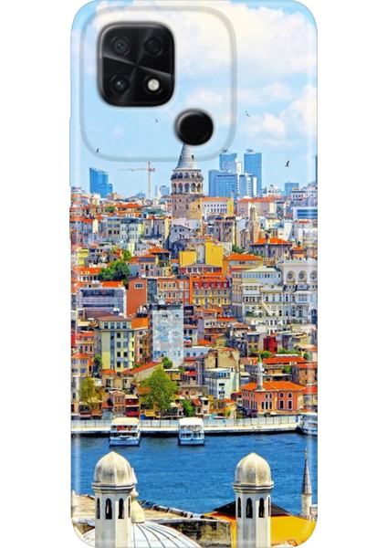 Poco C40 Kılıf Renkli Temalı Silikon Istanbul