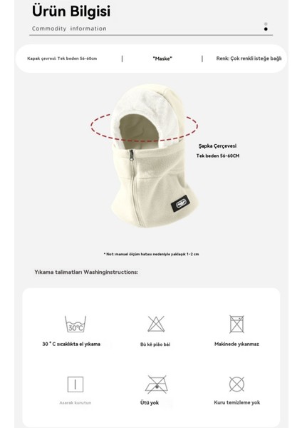 Erkekler ve Kadınlar Için Yeni Rüzgar Geçirmez Bisiklet Eşarpı Hepsi Bir Arada Şapka, Kış Bisiklet Sıcak ve Soğuğa Dayanıklı Kask Astar Fermuarlı Kafa (Yurt Dışından) indirimleri