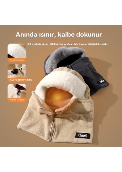 Erkekler ve Kadınlar Için Yeni Rüzgar Geçirmez Bisiklet Eşarpı Hepsi Bir Arada Şapka, Kış Bisiklet Sıcak ve Soğuğa Dayanıklı Kask Astar Fermuarlı Kafa (Yurt Dışından) fırsatları