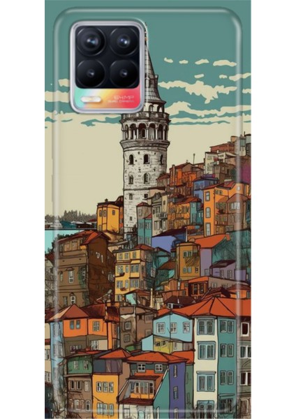 Realme 8 / Realme 8 Pro Kılıf Renkli Esnek Silikon Galata