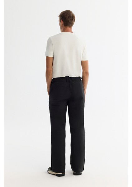 Erkek Siyah Su İtici Rüzgar Geçirmez Beli Ayarlanabilir Comfort Fit Kayak Pantolonu A42Y3125 modelleri