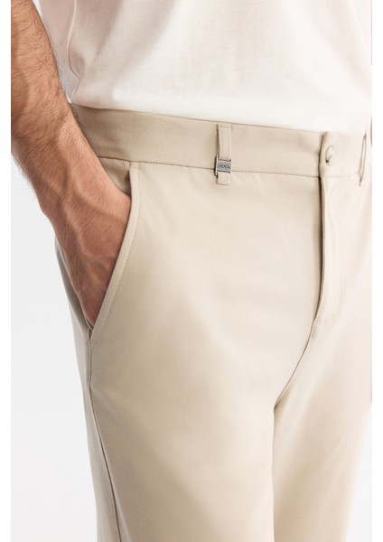 Erkek Siyah Klasik Bel Kolay Ütülenen Chino Slim Fit Pantolon B003035 fırsatları