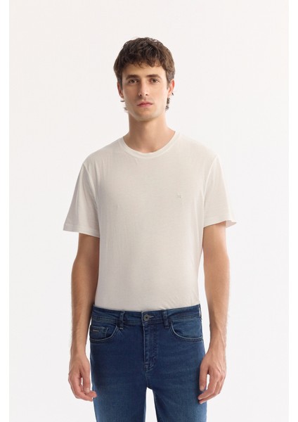 Erkek İndigo Pamuklu Eskitme Yıkamalı Madrid Comfort Slim Fit Jean Pantolon A52Y3529 modelleri